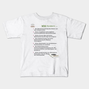 Grundgesetz Deutschland Kids T-Shirt